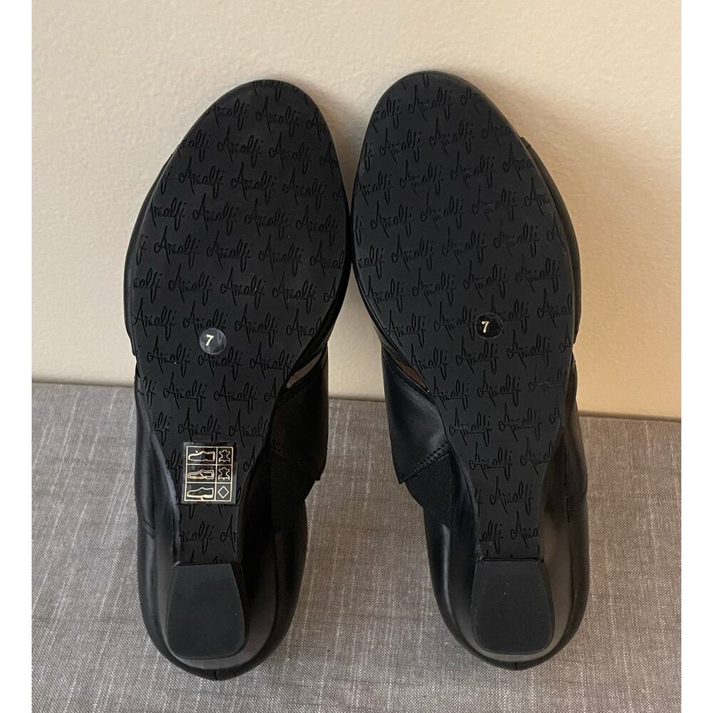 Newt Amalfi by Rangoni Dublino Womens Size 7 Black Heel Sandals - Picture 10 of 12